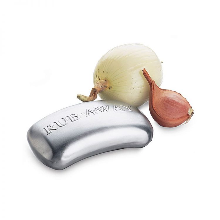 Stainless Steel Bar of Soap Allegedly Removes Nasty Odors Like Garlic,  Onion, or Fish