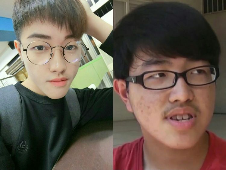 ulzzang boys before and after