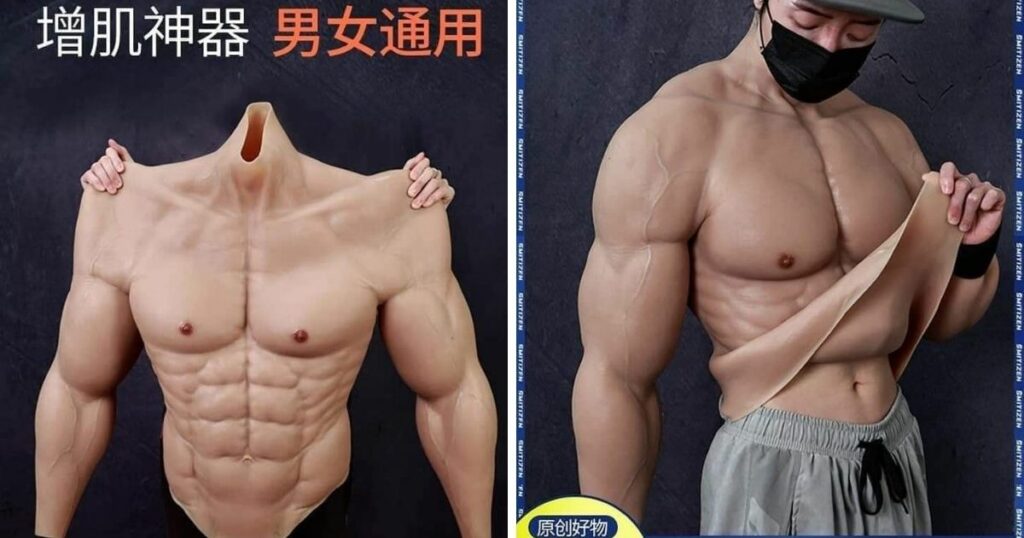 Muscular Body Suits Are All the Rage on Chinese eCommerce Platforms