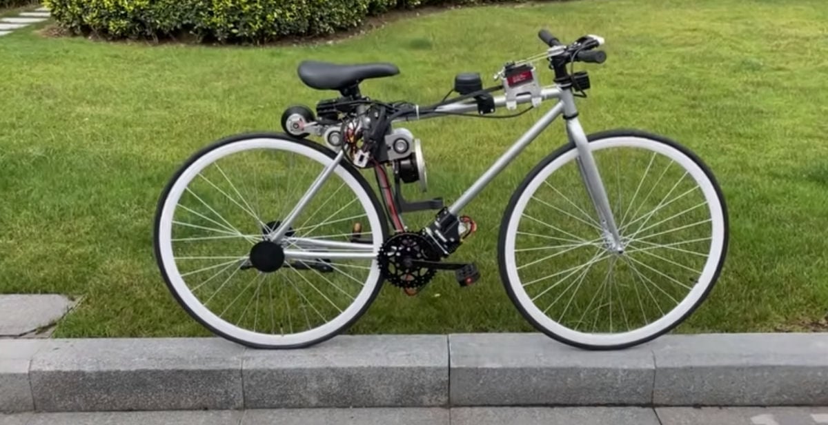 Engineer Falls Off Bicycle, Creates Self-Balancing Bike That Anyone Can ... - Self Balancing Bicycle2