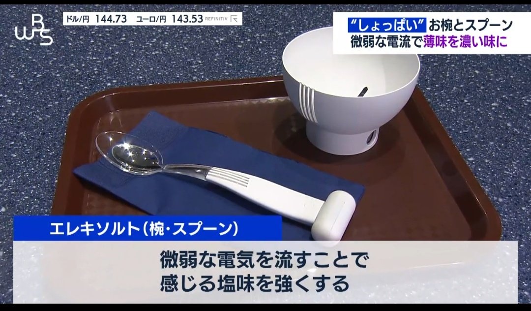 New electric bowl, spoon designed to make food taste saltier