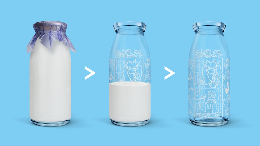 School Lunch Provider Creates ‘Manga Milk Bottles’ to Motivate Kids to Drink Milk